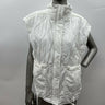 NWT Women’s Thread & Supply Full Zip Puffer Vest  Color White Size L Thread & Supply