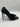 Off-White c/o Virgil Abloh Spike-sole stiletto pumps in black leather Size 40