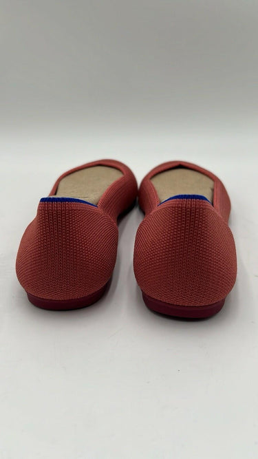 Rothy's The Flat Round Toe Tangerine Orange Slip-On Shoes Flats Women's Size 6.5 Rothy’s