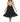 Raviya Women's Crochet-Bodice MIDI Dress Cover-up - Black Size M