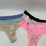 Lot Of 6 Victoria's Secret & Pink Thongs Mix Colors Size M Victoria's Secret
