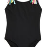 Beach Lingo Womens Tied Up Braid Fringe One-Piece (Big Kids) Black 10 Beach Lingo