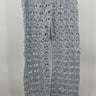 Capittana Pants Light Blue Crochet Knit Cotton Wide Leg Cover Up XS/S Caprittana
