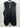 City Chic Woman’s black shaggy long-hair faux fur vest Fluffy Open Front Size L City Chic