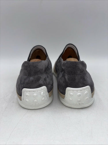 Tod's Men’s Suede Loafers Shoes Espadrille Gray Size 7.5 UK Tod's