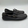 Bruno Magli TINO black leather moccasin boat shoes Size 10M Bruno Magli