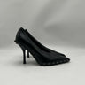 Valentino Garavani Rockstud 100mm pumps in black calf leather Size 37.5 Valentino Garavani