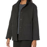 Eileen Fisher WOMAN Petite Stand BLACK Collar Jacket SIZE PS Eileen Fisher