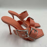 Alexander McQueen Boxcar 100mm leather buckle sandals Color apricot Size 37 Alexander McQueen