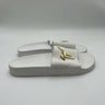 Men’s Giuseppe Zanotti Brett white leather slides Size 44 Giuseppe Zanotti