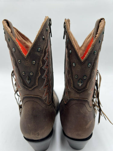 Durango Women's Crush fringe Western booties Size 9M