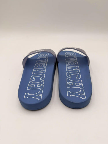 Women’s Givenchy Blue Rubber Pool Slides Size 40