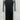 NWT Betsy & Adam Black Mock Neck Mesh Sleeve Ruffle Cascade Gown Size 2 Betsy & Adam