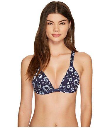TAVIK + Women s Luxury Red Printed Triangle Bikini Top L