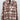 Avec Les Filles Plaid Shacket Jacket Zip Up Cream Burgundy Tan Fleece NWT - M Avec Les Filles