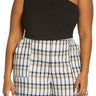 BP. One-Shoulder Crop Top, Black SIZE X1 BP.