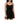 Swim Solutions Women's Black Empire-Waist Swimdress Swimsuit, Size 10 Swim Solutions