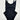 SHAN black scoop-neck one-piece Black Backless swimsuit Womans Size 12 Scoop