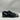 Prada Nuanced Brushed Leather Lace-Up Shoes in black and silver Size 8UK PRADA