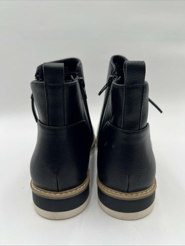 NWOB Kelly & Katie Ashton Wedge Booties Women's Black Size 7M Kelly & Katie