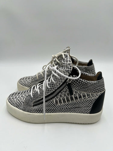 Giuseppe Zanotti snake-embossed mid-top woman sneakers Size 40