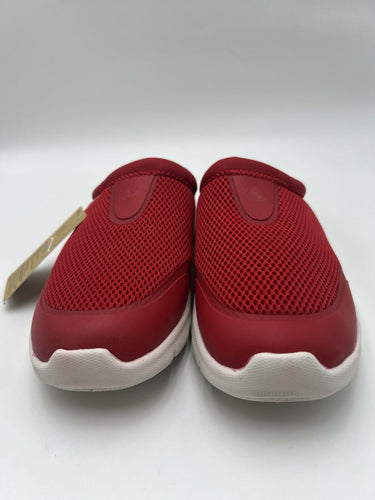 Spenco Total Support Mesh Mule Clogs Red Slip On Comfort Womens Size 9