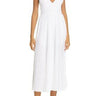 Women's Vince Pleated Woman's Jumpsuit, Size 10 - White Vince