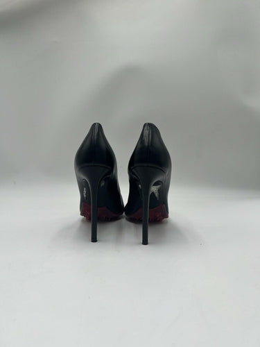 Off-White c/o Virgil Abloh Spike-sole Stiletto Pumps Black Leather Size 36