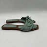 Alexandre Birman Clarita Woven Leather Flat Slide inmint green Size 36 Alexandre Birman