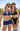 La Blanca Women's Rouched Halter Bikini Swimsuit Top, Indigo Size 10 La Blanca