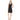 Tribal - V-Neck Jersey Dress with Pockets (Black) Women's Dress SIZE S Tribal