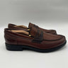 Saks Fifth Avenue Men's Michael Leather Penny Loafer Brown Leather Size 10M Saks Fifth Avenue