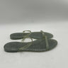 Stuart Weitzman Sawyer Jelly Slides sparkly silver glitter transparent Size 7B Stuart Weitzman