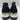 Mix No.6 TANNA Black Stretch Knit Round Toe Low Top Slip On Sneakers, Size 10M Mix No. 6