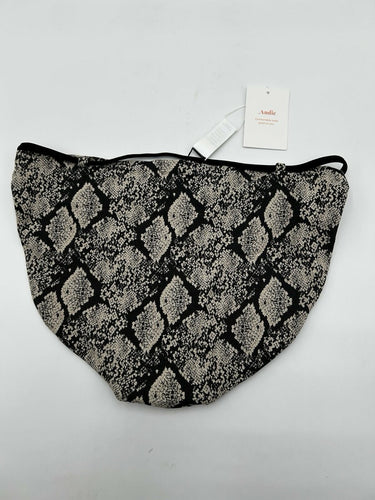 Andie Swim The Riviera Belted Woman’s Bikini Bottom Snakeskin Size M Riviera