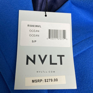NWT NVLT Womens Double Breasted Pea Coat Ocean Size S