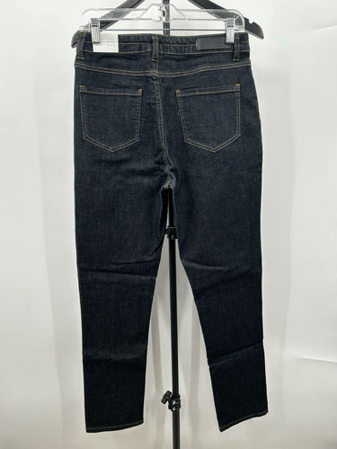 Halston Woman’s dark indigo wash skinny jeans mid-rise Size 10