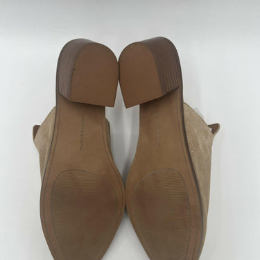 Women’s Lucky Brand Meistar Mule in taupe suede Size 8M Lucky Brand