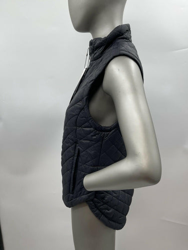 NWT Women’s Kyodan Full Zip Quilted Puffer Vest Color Black Size S