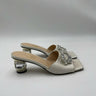Nalebe Aurum crystal-embellished satin mules crystal heel Size 36 Nalebe Aurum