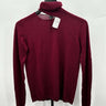 Max Mara Womans burgundy turtleneck sweater lightweight Size XS Max Mara