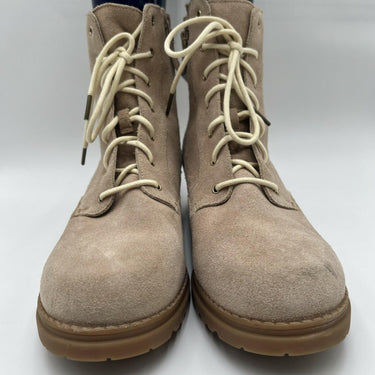 Women’s Cole Haan Camea Combat Boot in sesame suede Size 11B Cole Haan