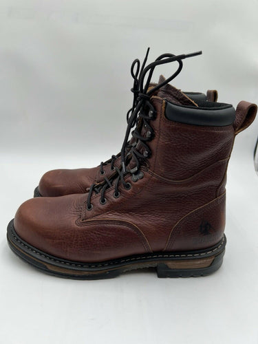 Rocky Ironclad 8” RWP waterproof work boots Brown Leather Size 13W