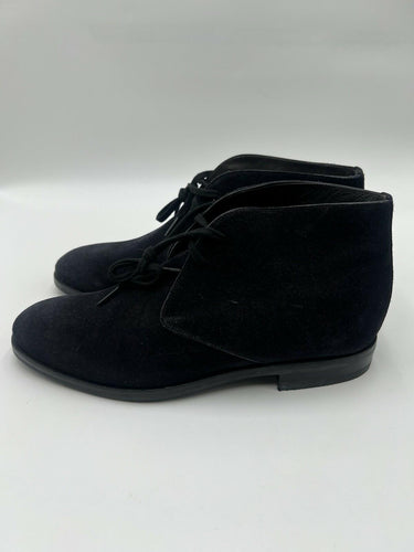 Canali Navy Suede Chukka Desert Boots Size 40