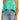BP. Plisse Crop Camisole, Green Ziggy Animal Abstract 1X BP.