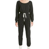Madden Girl Juniors' Drawstring Jumpsuit Size L Madden Girl