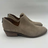 Women’s Lucky Brand Fitina Back Zip Taupe Suede bootie Size 10.5M Lucky Brand