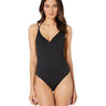 NWT Skin Womens The Perry One-Piece Swimsuit Black Size S Skin