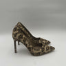 Manolo Blahnik BB 105 Leopard Print Fabric Pointed Toe High Heels Womens Size 36 Manolo Blahnik