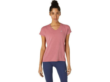 ASICS Women's V-Neck Short Sleeve Top - S